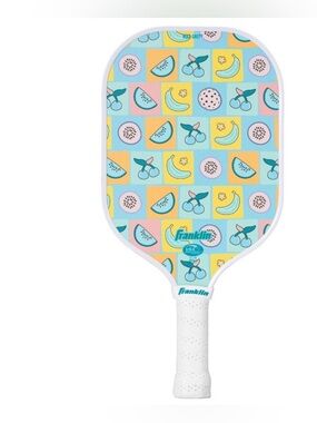 Franklin Youth Fruit Pattern Pickleball Paddle in Pastel Colors